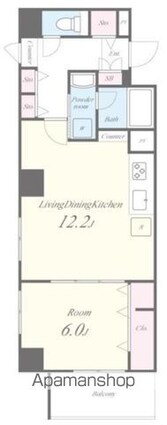 Ｎｏｕｖｅｌｌｅ　ｍａｉｓｏｎ　ｙａｍａｙａＩＩ（ヌーベルメゾン[1LDK/46.89m2]の間取図