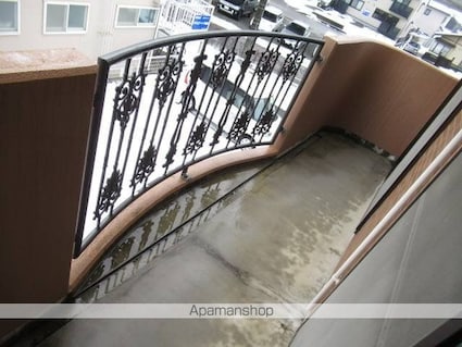 ラ・メール若草[2DK/43.74m2]のバルコニー