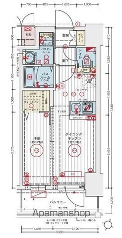 エステムコート新大阪XVIIベイスの間取り写真