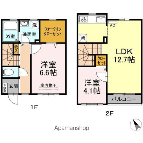 フォレストコートの間取り写真