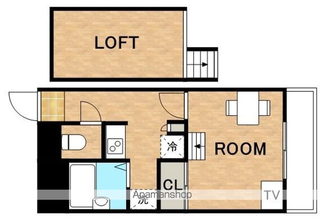 レオパレス住道の間取り写真