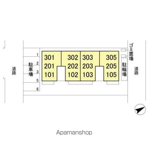 グラティア 101 ｜ 千葉県松戸市中根長津町65（賃貸アパート1LDK・1階・48.00㎡） その17