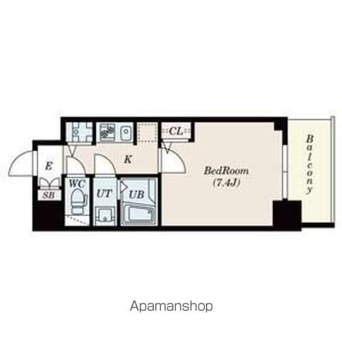 S−RESIDENCE江坂EMINENCEの間取り写真