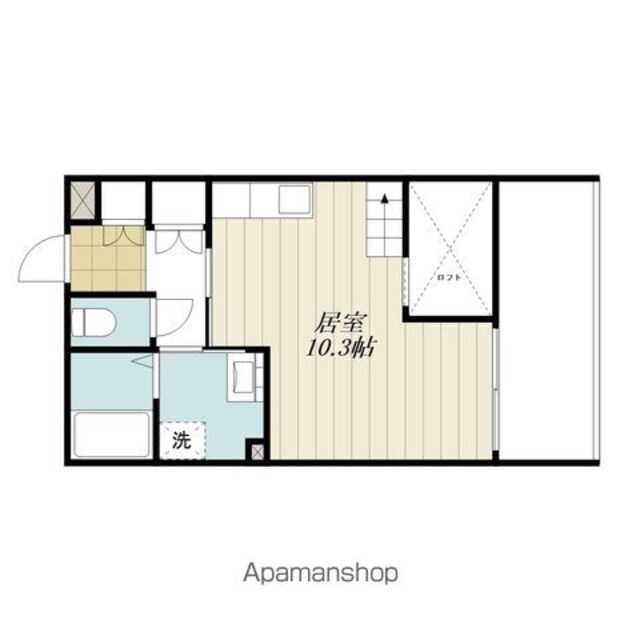 アルテマイスターカメリア[1R/32.55m2]の間取図