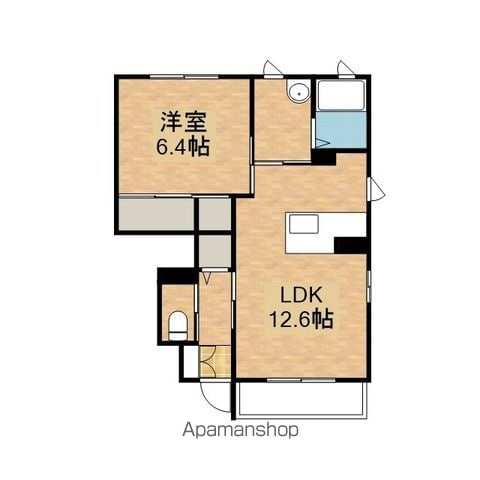 コンフォートKAMIPARKEASTの間取り写真