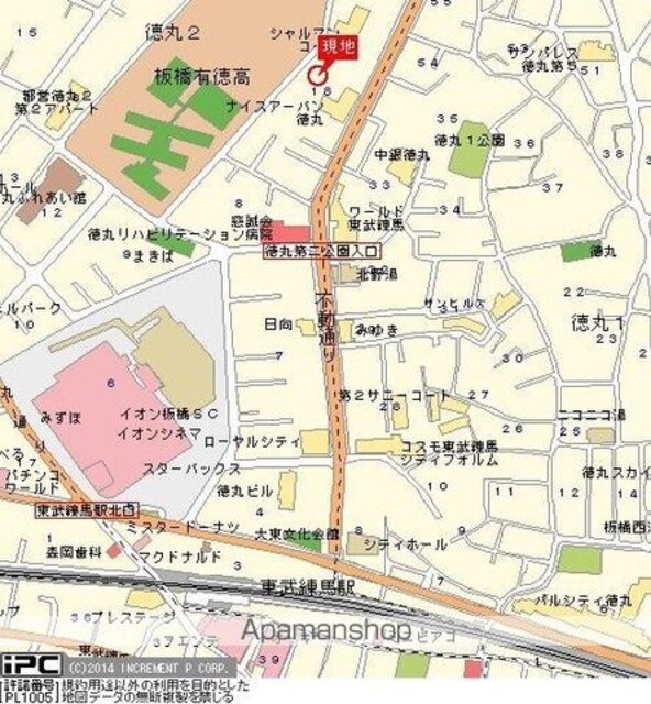 練馬ダイカンプラザシティ[1K/18.2m2]の周辺