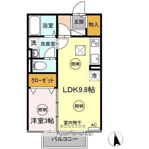 クリエガーデンの間取り写真
