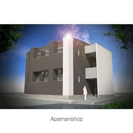 愛知県名古屋市北区下飯田町３丁目[1K/21.72m2]のエントランス2