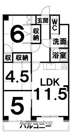 間取り：201027380875