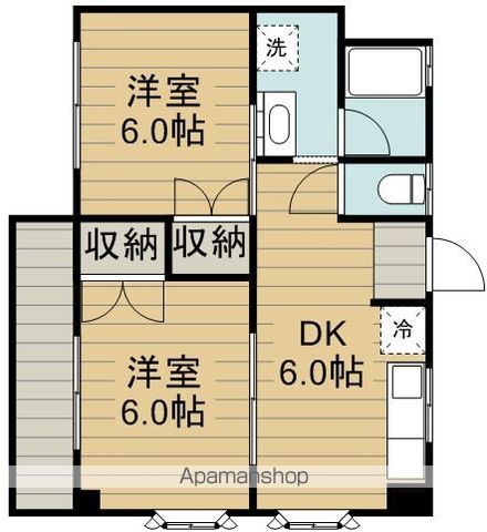 グランディオール原の間取り写真
