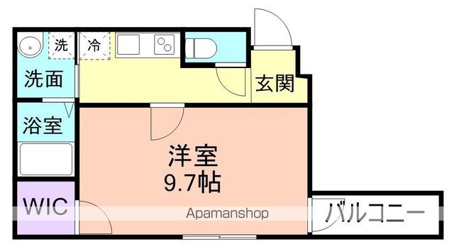 和歌山市木広町のアパートの間取り