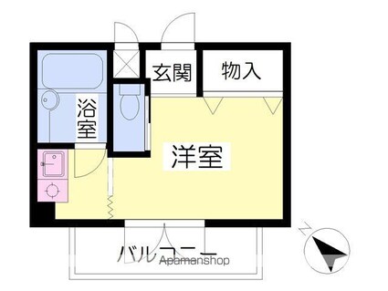 サンプラザベビードール[1R/20m2]の間取図
