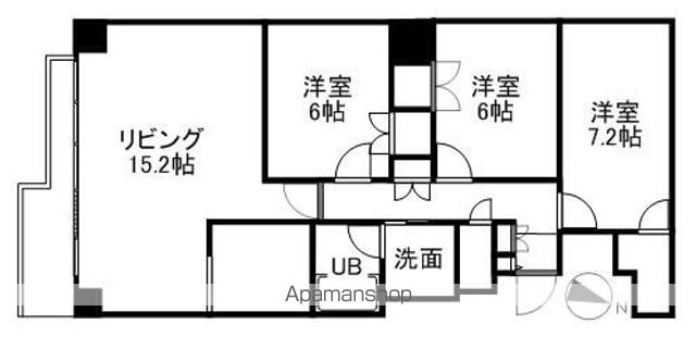 クレステージ宮の森の間取り写真