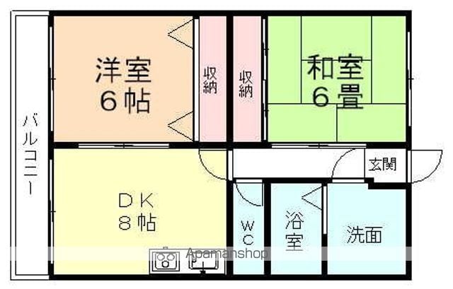 エスタシオンの間取り写真