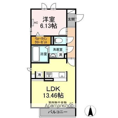 サンリット宮竹 307 ｜ 静岡県浜松市中央区宮竹町148（賃貸アパート1LDK・3階・46.18㎡） その2