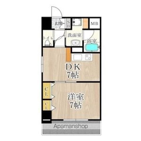 CITY SPIRE難波南の間取り写真