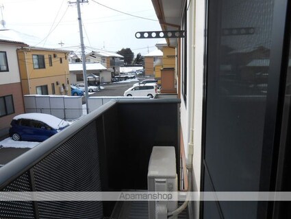 ディアスイースト[2DK/42.78m2]のバルコニー