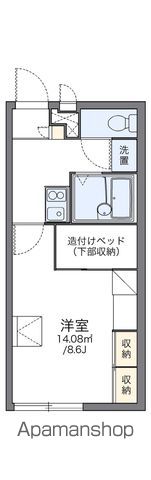 レオパレスセジュールの間取り写真
