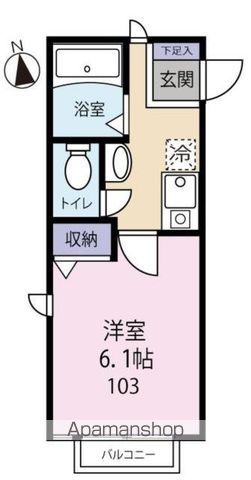 小田急電鉄小田原線 千歳船橋駅 徒歩8分 2階建 築16年の間取り写真
