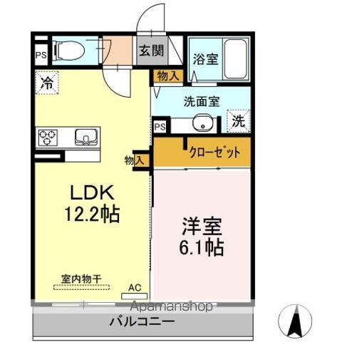 メゾンヴィクトワール梶ヶ谷の間取り写真