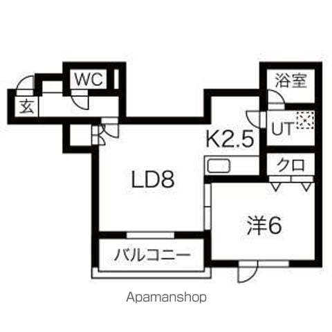 ハイムテイネ1・2の間取り写真