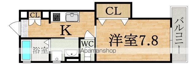 クレアール紺屋町の間取り写真
