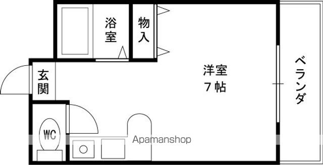 シャンテー長尾家具の間取り写真
