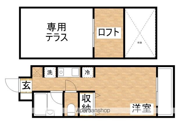 ミールズ江坂の間取り写真