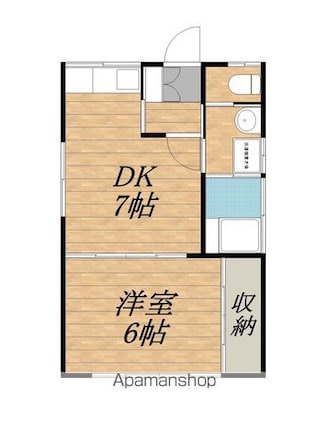 アイワハウス（５０・５１・５２・５３・５５・５６号）[1DK/33.12m2]の間取図