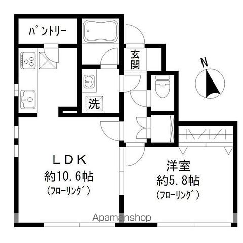 YSハウス代々木の間取り写真