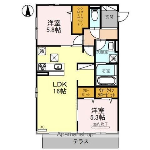 ラフォーレ堺の間取り写真