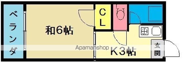 コーポタカハシA棟の間取り写真