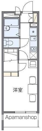 レオパレスＣＨＩ　ＹＯ[1K/20.81m2]の間取図