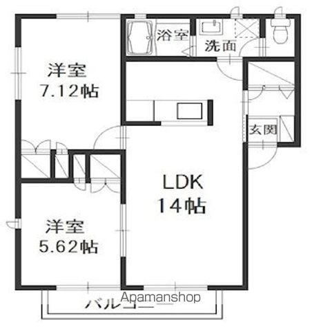 グランソレイユ Cの間取り写真