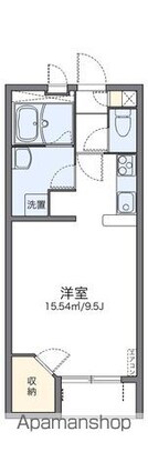 レオネクスト徳常[1K/30.84m2]の間取図