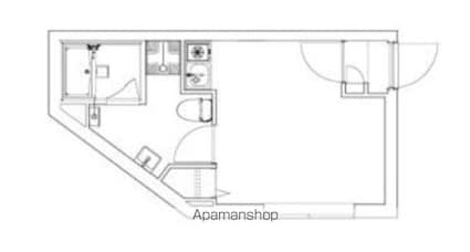 ＭＡＸＩＶ　ＣＩＴＹ　新江古田[1K/18m2]の間取図