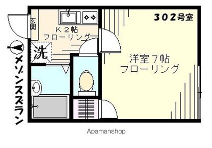 東京都葛飾区立石１丁目[1K/19.87m2]の間取図