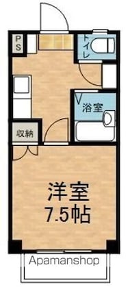 相ノ木ハイツ[1K/25m2]の間取図