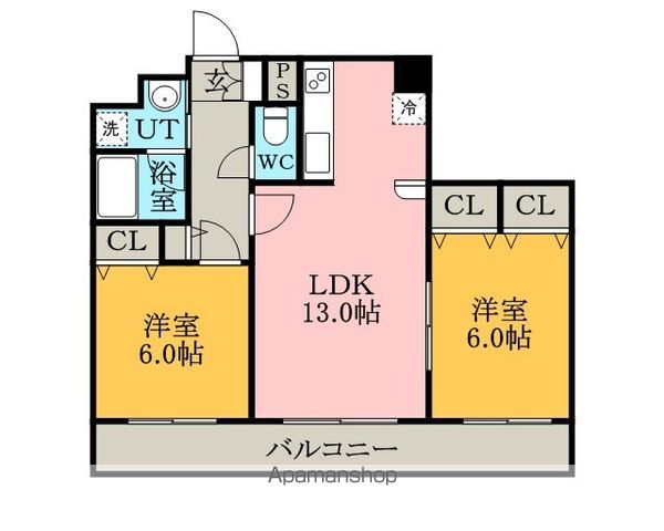 パークスクエア東札幌の間取り写真