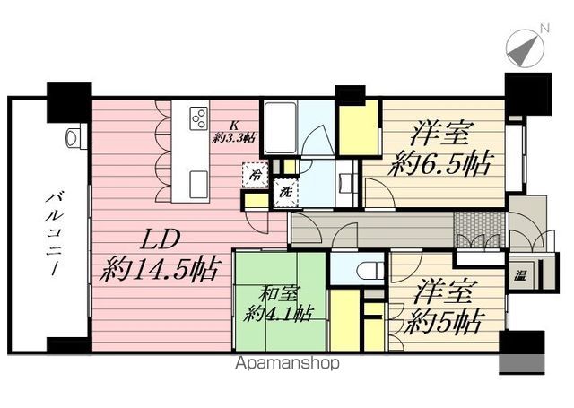 【グランドオーク地行の間取り】