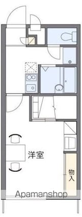 香川県高松市由良町[1K/23.18m2]の間取図
