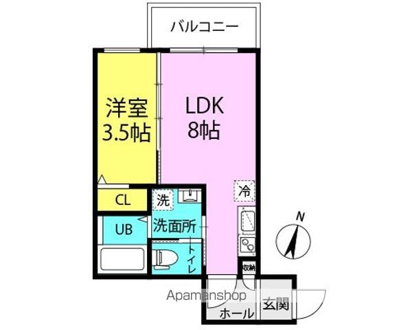 プルミエール 立花の間取り写真