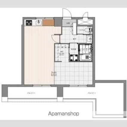 ＰＡＴＨ駒込[2DK/44.22m2]の間取図