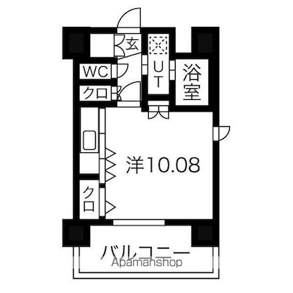 ｉｎｓｐｉｒａｔｉｏｎ（インスピレーション）[1K/29.38m2]の間取図