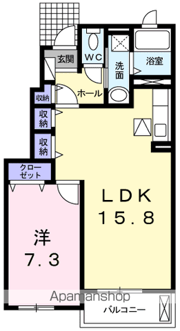 南海電鉄泉北線 深井駅 徒歩18分 2階建 築15年の間取り写真