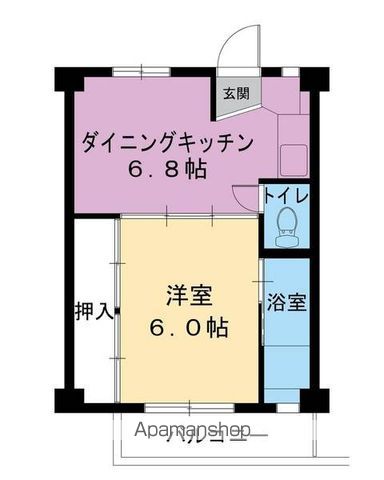 ビレッジハウス富木島7号棟の間取り写真