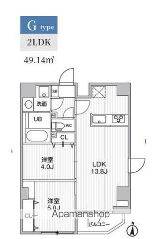 SーRESIDENCE亀戸BALMの間取り写真