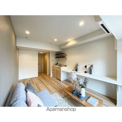 ジオエント門前仲町[1R/25.02m2]のリビング・居間