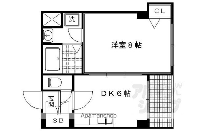 AFICION堀川の間取り写真