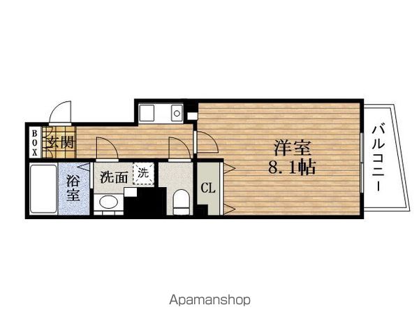 エイペックス松屋町ヴァンデュールの間取り写真